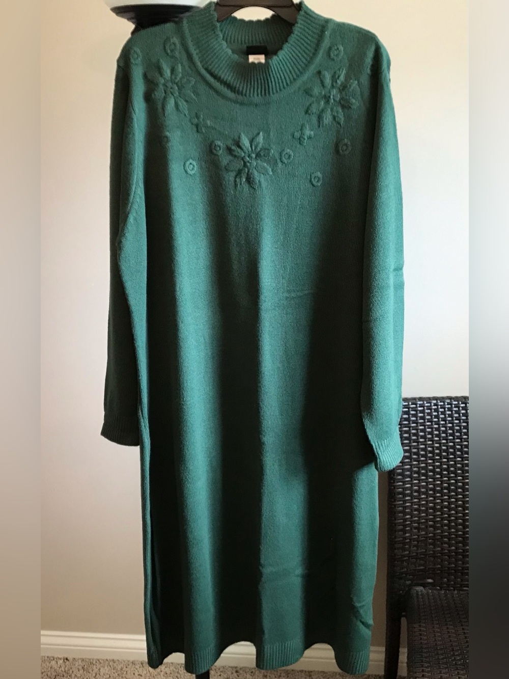 Salon Studio GREEN Sweater Dress 3X